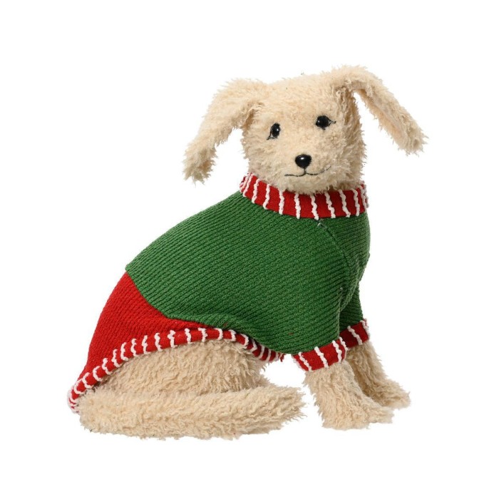 CANE H49 CON VESTITO NATALIZIO